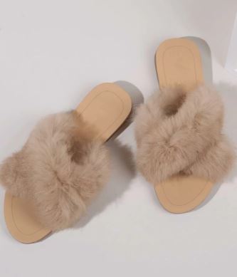 zappos fur slides