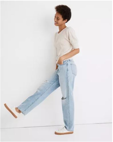 Madewell x Warm High-Rise Wide-Leg Jeans