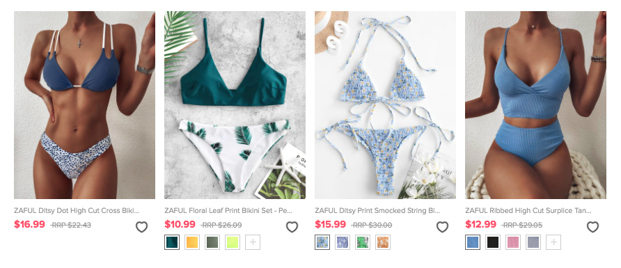 zaful swimwear review
