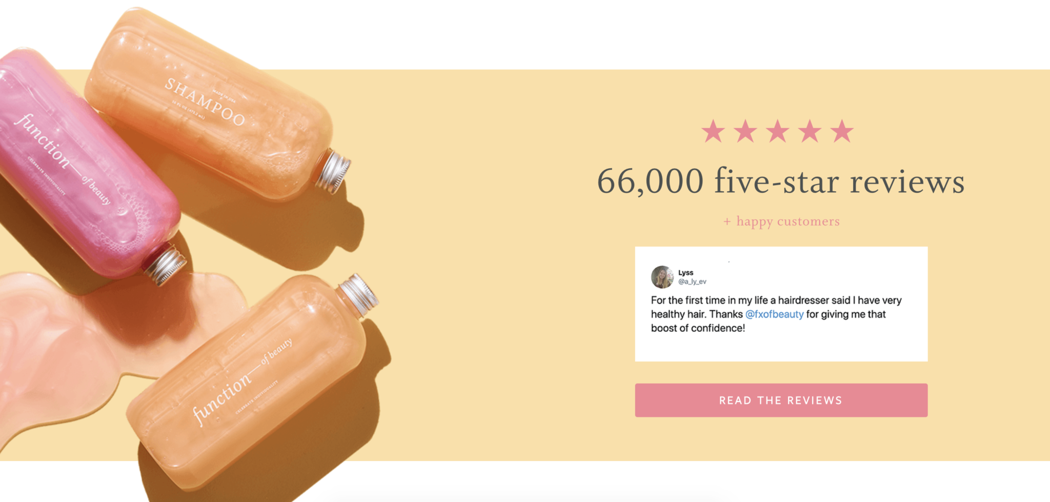 Function of beauty reviews is custom shampoo worth the hype 
