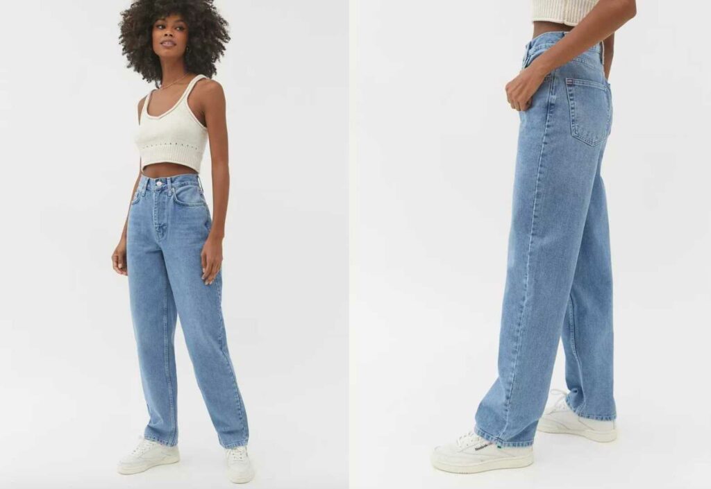 Mum jeans store vs boyfriend jeans