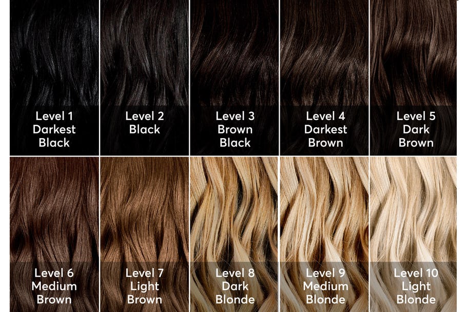 Reed Hair Color Chart