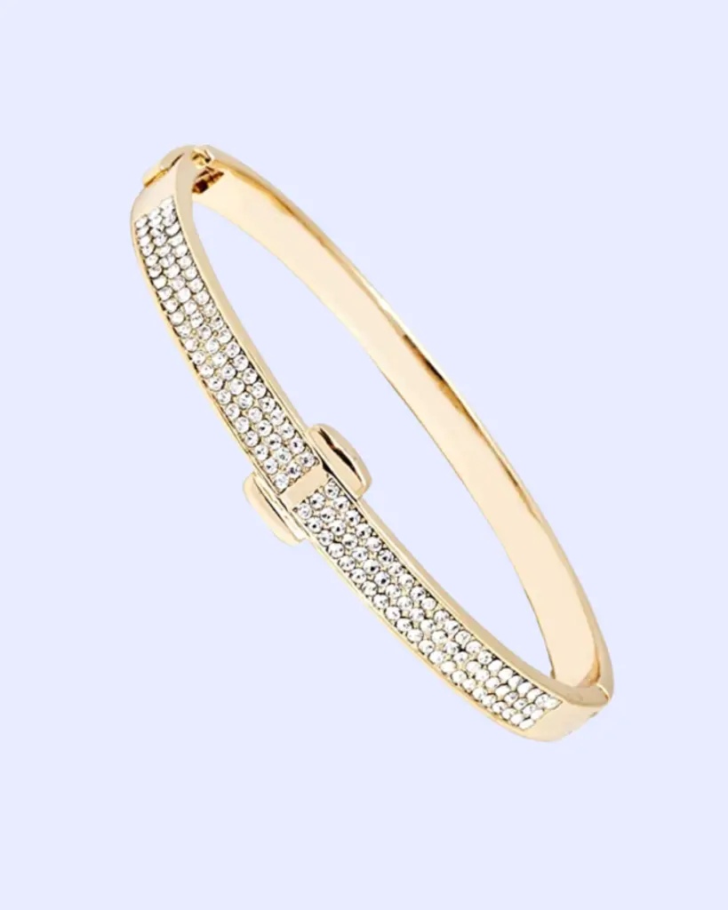 Bazel Gold Plated Bangle