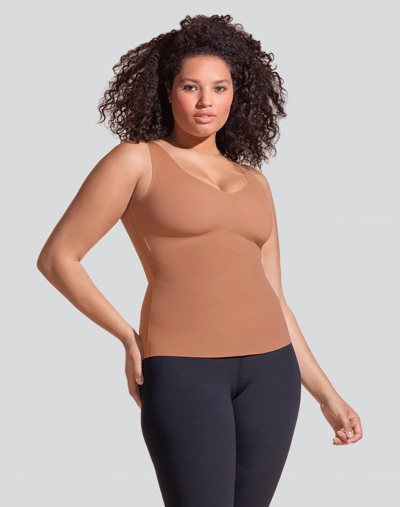 PLUS SIZE TRY ON & REVIEW  THE HONEYLOVE LIFTWEAR CAMI BODYSUIT 