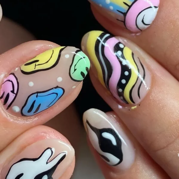43 Trippy Nail Ideas For A Psychedelic Look