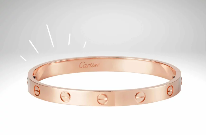 rose gold cartier love bracelet