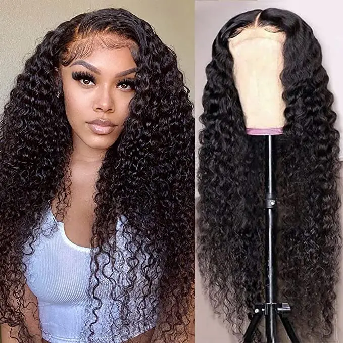 TOPREM Deep Wave Lace Front Wigs