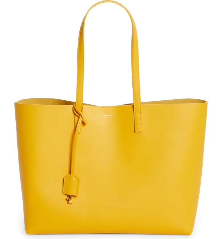 Leather Shopper by Saint Laurent