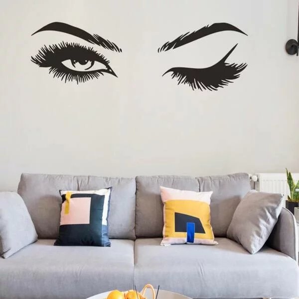 SheIn Eye Wink Wall Sticker