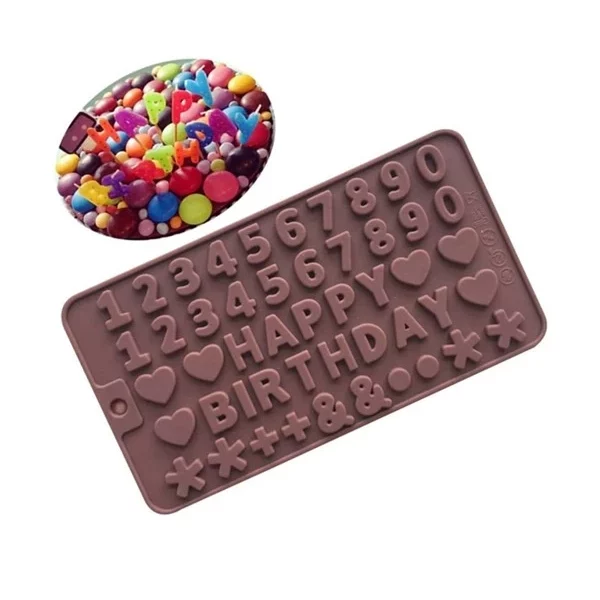 SheIn Letter + Number Baking Molds