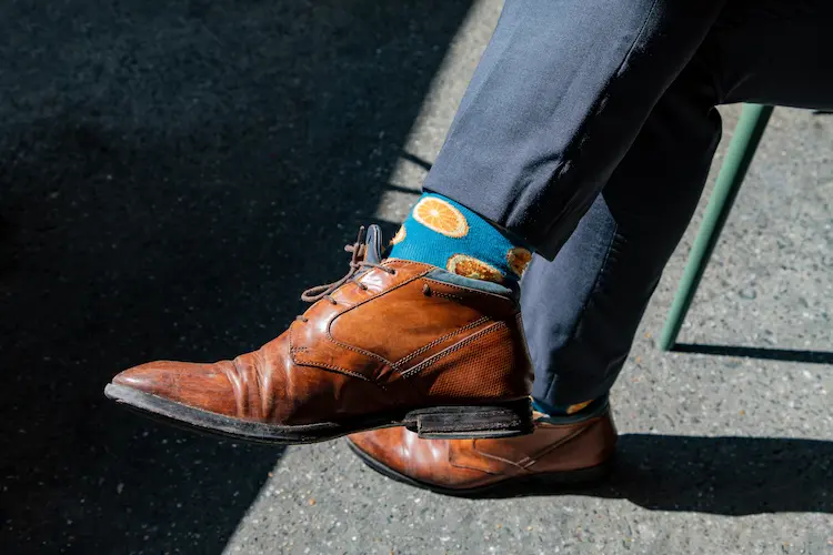 Grey Suits and socks