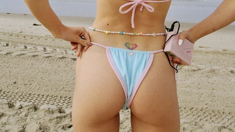 Heart of Swim Swept Away Bikini Bottom