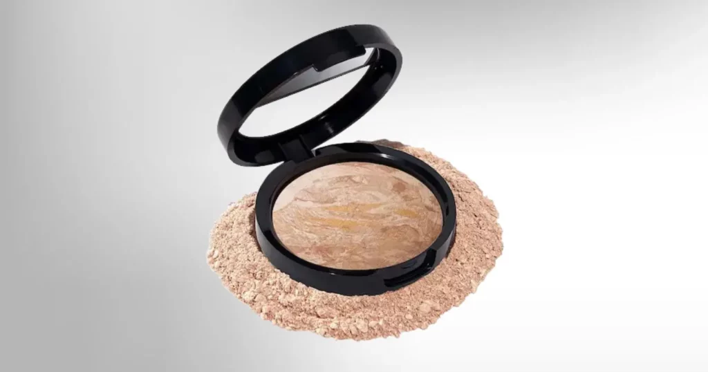 open container of laura geller baked balance-in-glow powder foundation