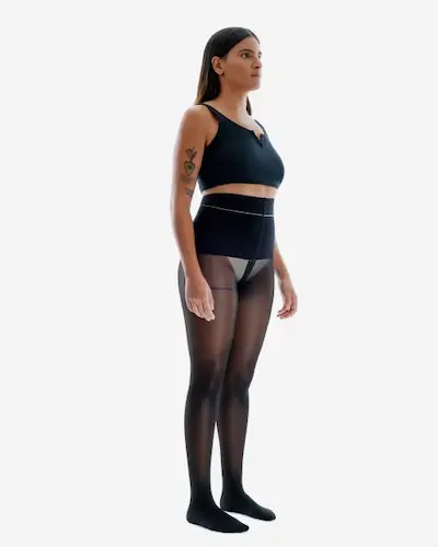 High Rise Tummy Smoothing Sheer Rip-Resist Tights
