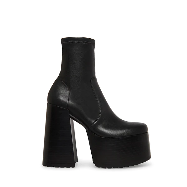 KYANA Black Platform Booties