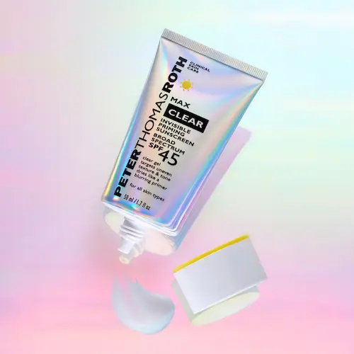 Peter Thomas Roth Max Clear Invisible Priming Sunscreen Broad Spectrum SPF 45