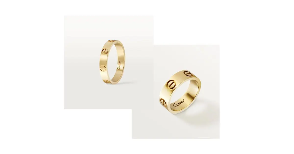 Cartier Love Ring Thin vs. Thick: My Experience