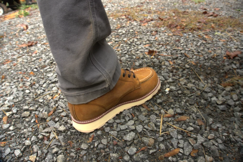 The Marin Soft Toe Boot on Jobsite