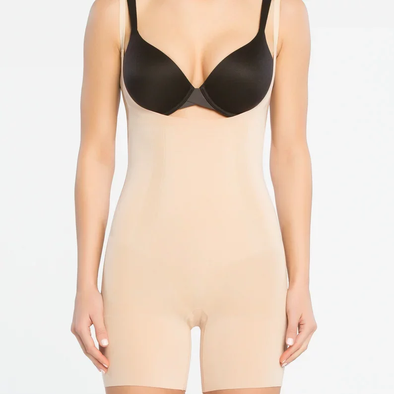 OnCore Open-Bust Mid-Thigh Bodysuit